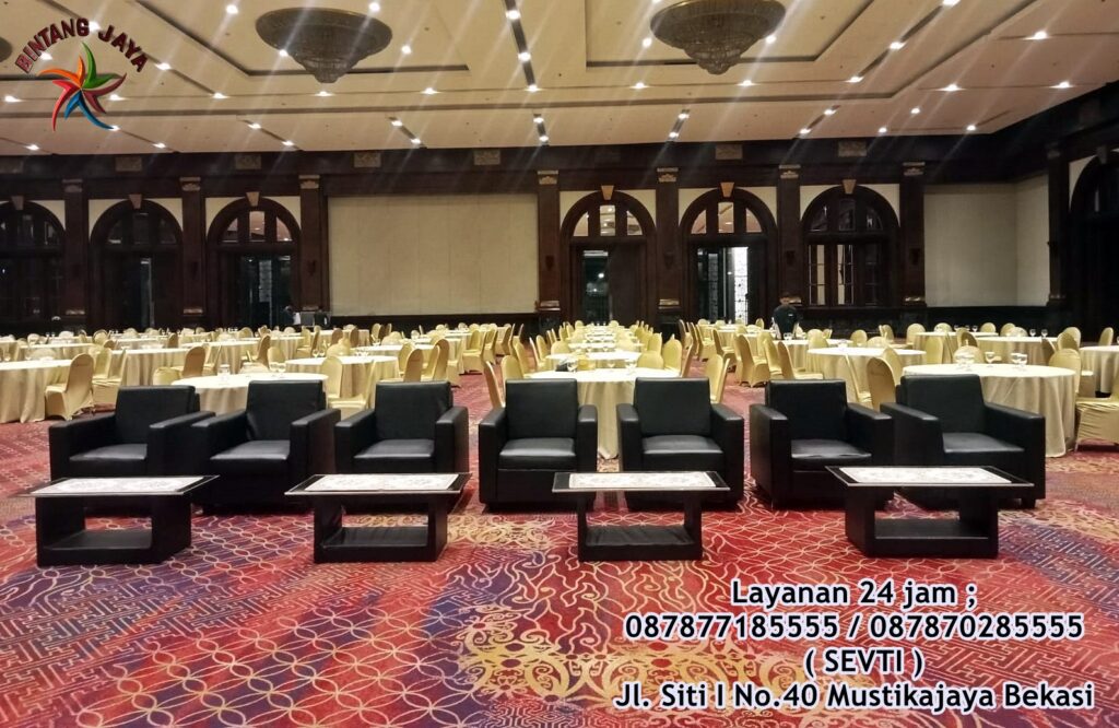 Menyewakan Sofa Hitam Single Empuk Pelayanan Cepat Jakarta