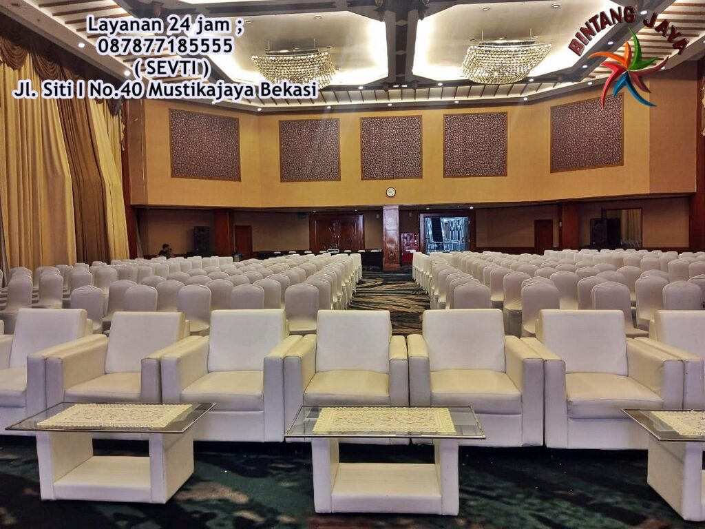 Sewa Sofa Set Meja Kaca VIP Antapani Bandung