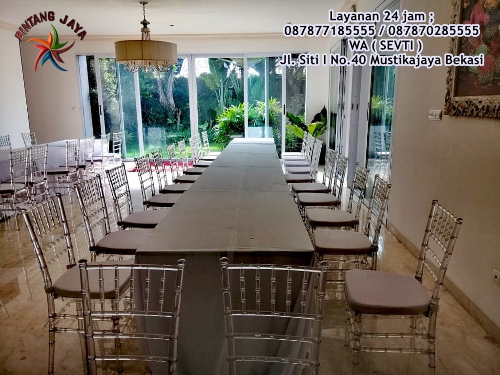 Layanan Sewa Ekonomis Kursi Tiffany Acrylic Wilyah Jakarta