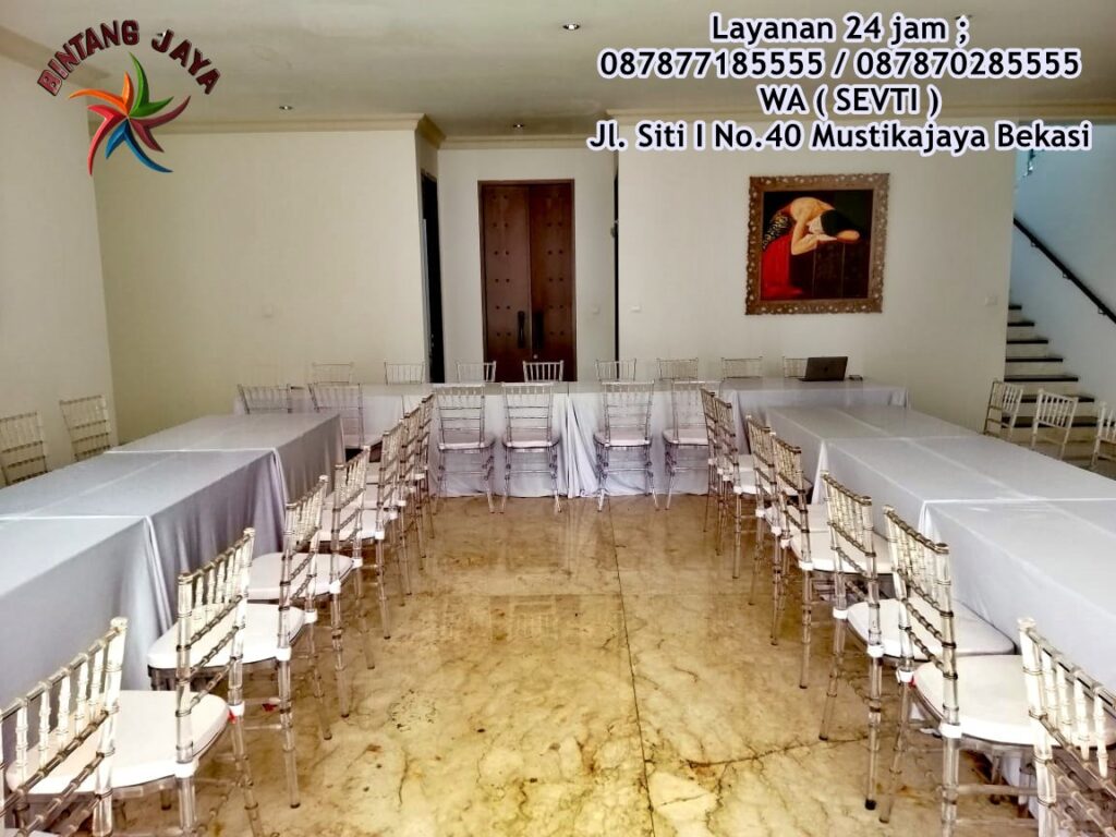 Layanan Sewa Ekonomis Kursi Tiffany Acrylic Wilyah Jakarta