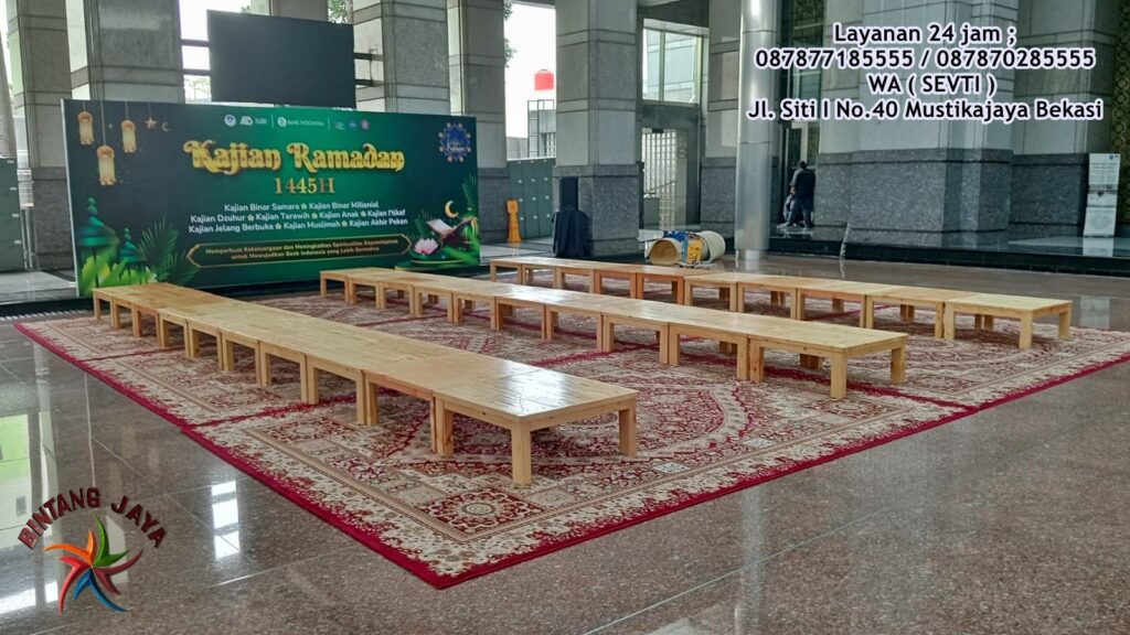 Cari Pusat Sewa Meja Lesehan Wilayah Perumahan Asya Jakarta Timur