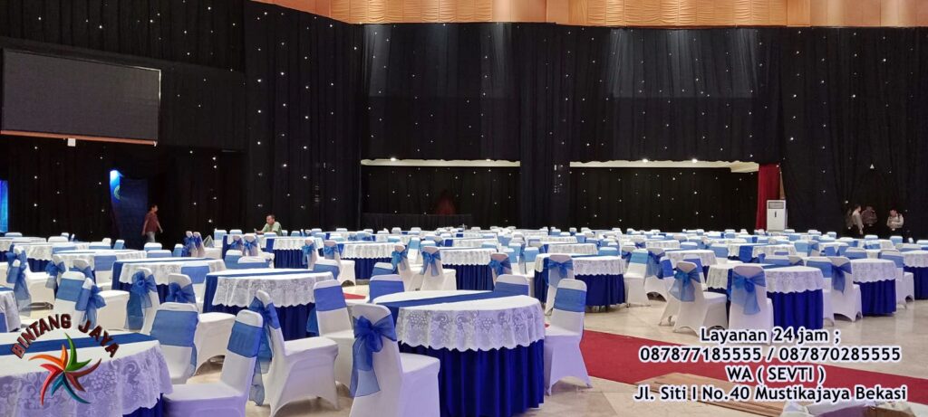 Layanan Sewa Murah Tirai Dan Meja Bulat Area Kota Jakarta