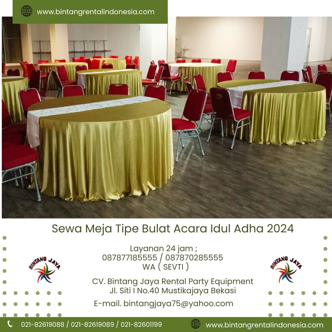 sewa-meja-tipe-bulat-acara-idul-adha-2024-area-tangerang-kota