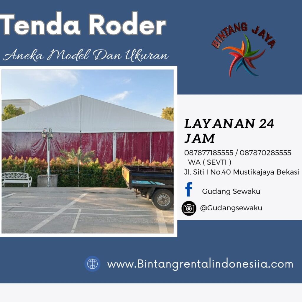 Sewa Roder Aneka Ukuran Bentangan Area Terdekat Depok Kota