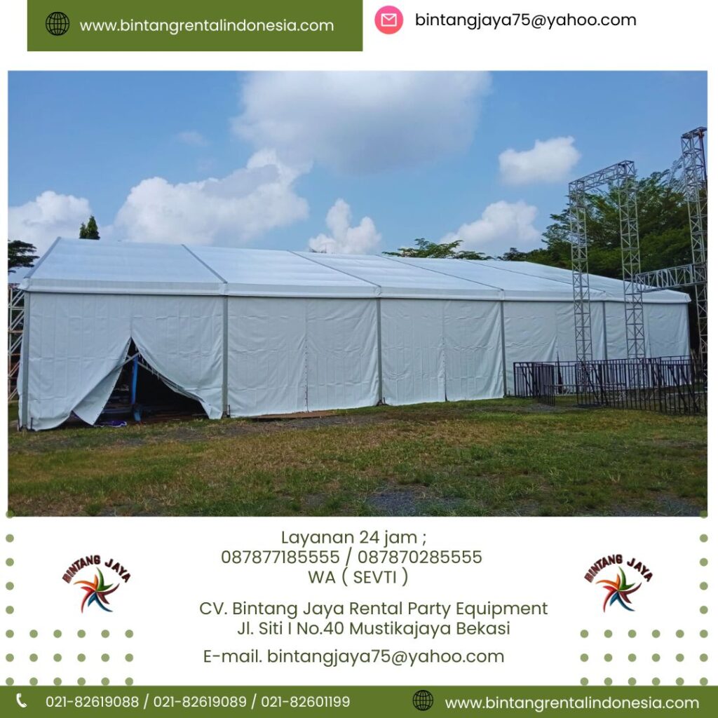 Gudang Rental Tenda Roder Ukuran 15X10 Meter Area Jakarta