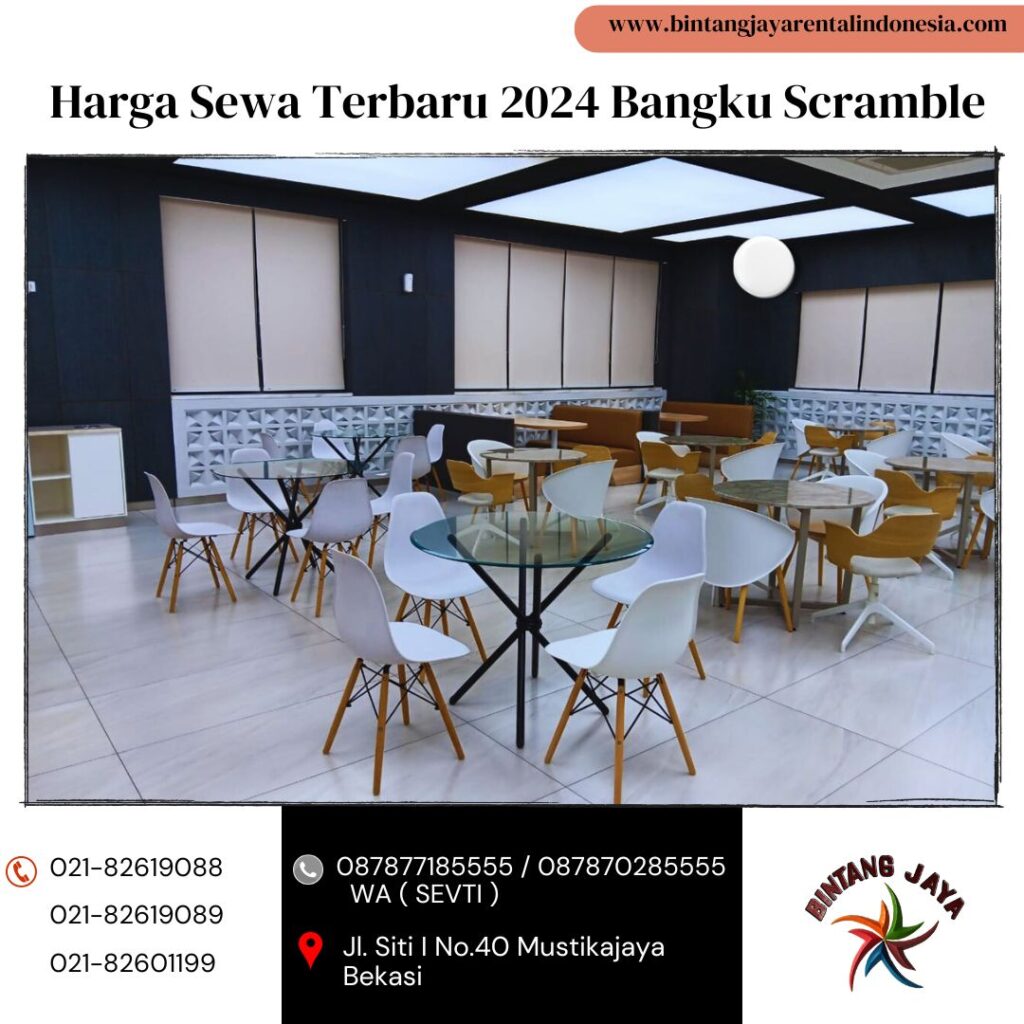 Harga Sewa Terbaru 2024 Bangku Scramble Area AEON Mall Deltamas Area Bekasi