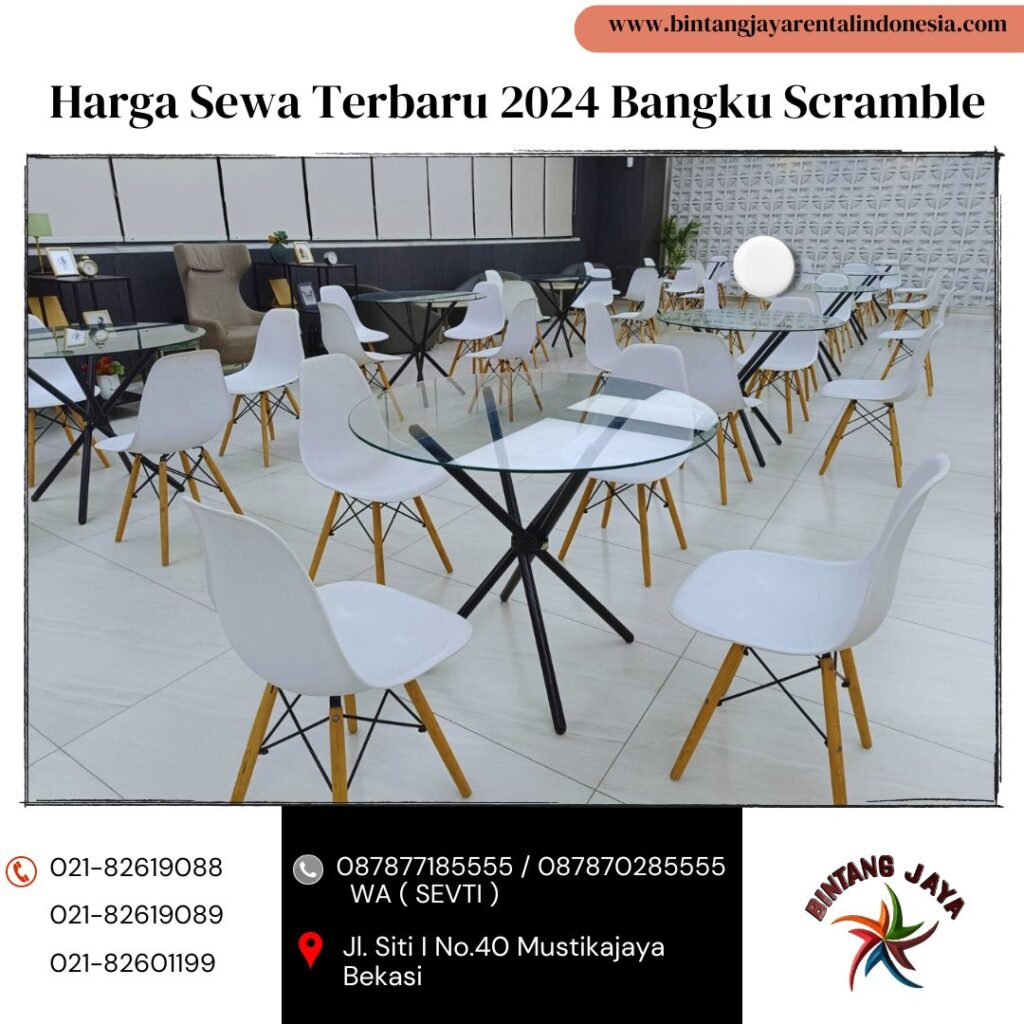 Harga Sewa Terbaru 2024 Bangku Scramble Area AEON Mall Deltamas Area Bekasi