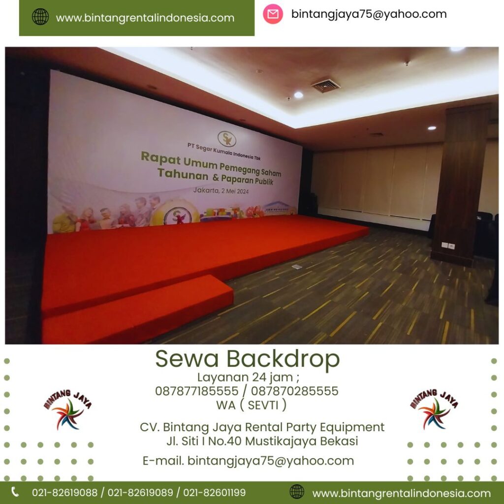 Layanan Sewa Backdrop Hotel Mercure Jakarta