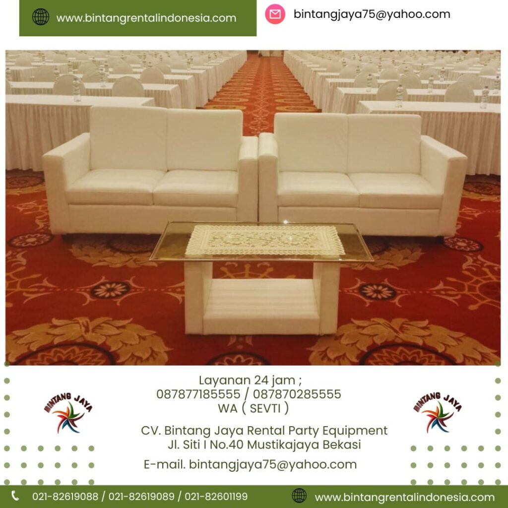 Melayani Sewa Sofa Tamu VIP Double Seat Jakarta