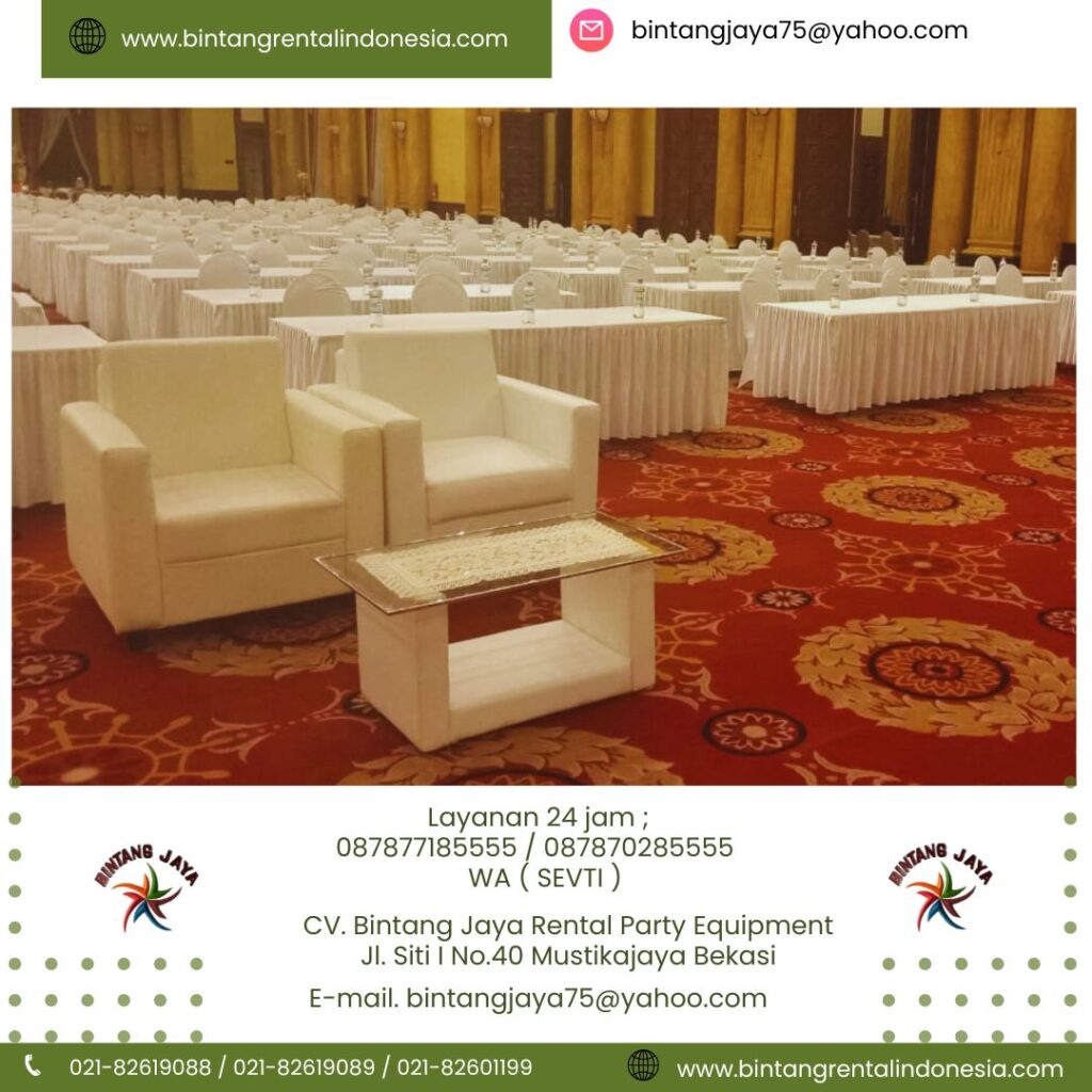 Melayani Sewa Sofa Tamu VIP Double Seat Jakarta