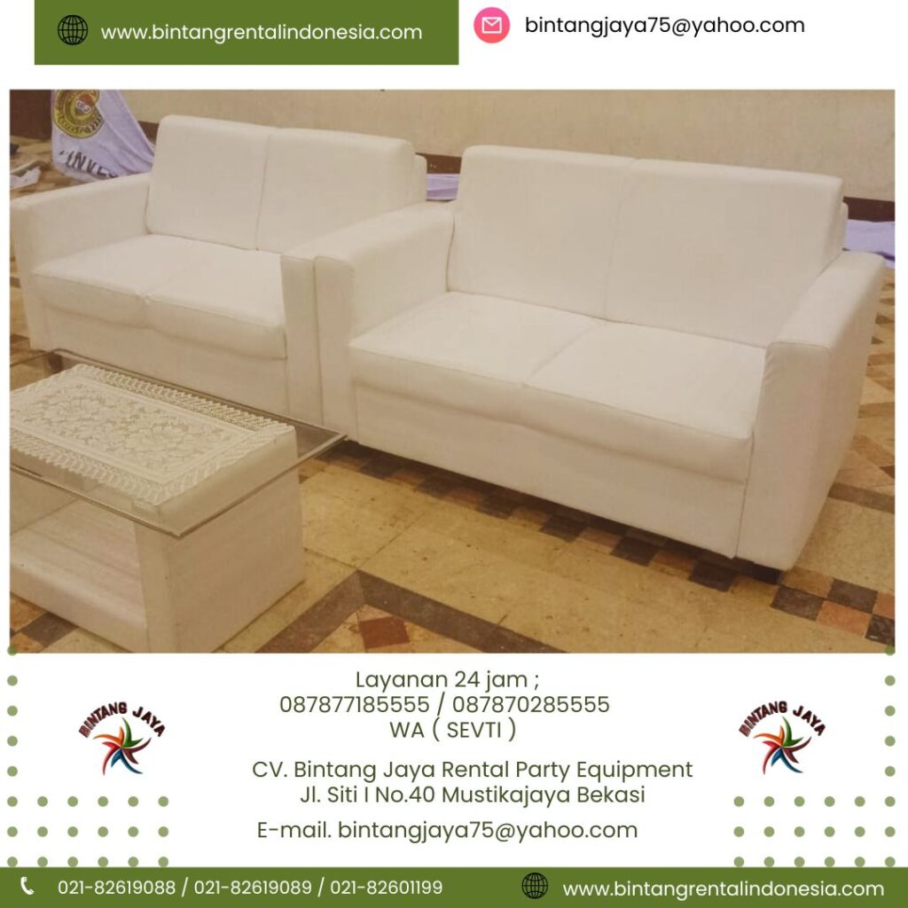 Melayani Sewa Sofa Tamu VIP Double Seat Jakarta