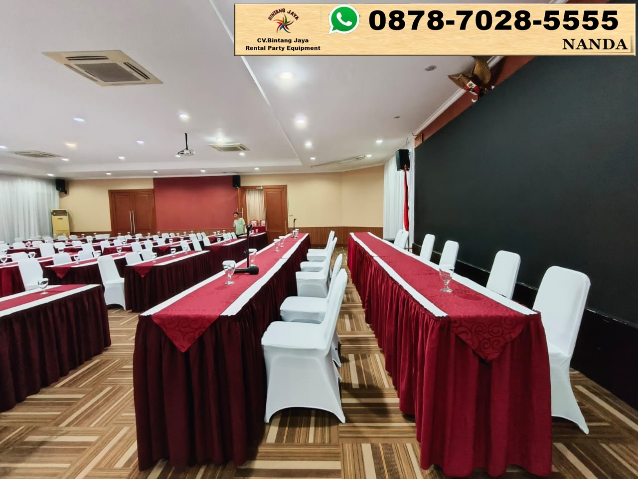 Meja Lesehan Kotak Cover Terbaru Disewakan Area Jakarta