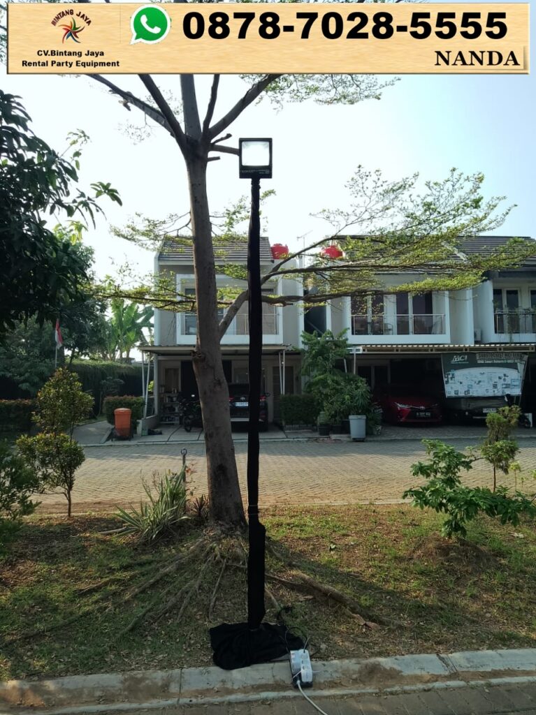 Produk Sewa Lampu Sorot Tiang Stainless Elegan di Jakarta
