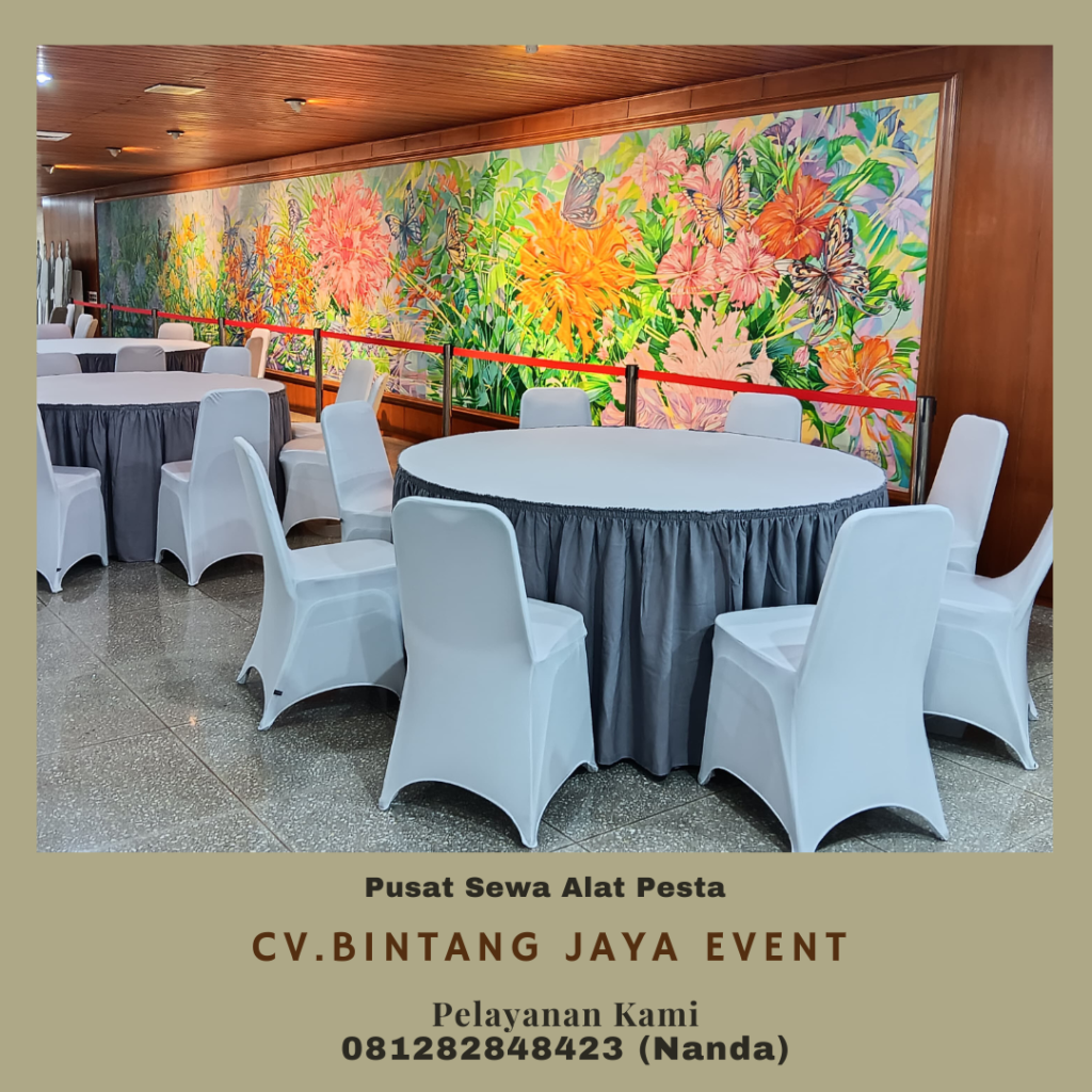 Sewa Kursi Dan Meja Bundar D160cm Event Asean Jakarta