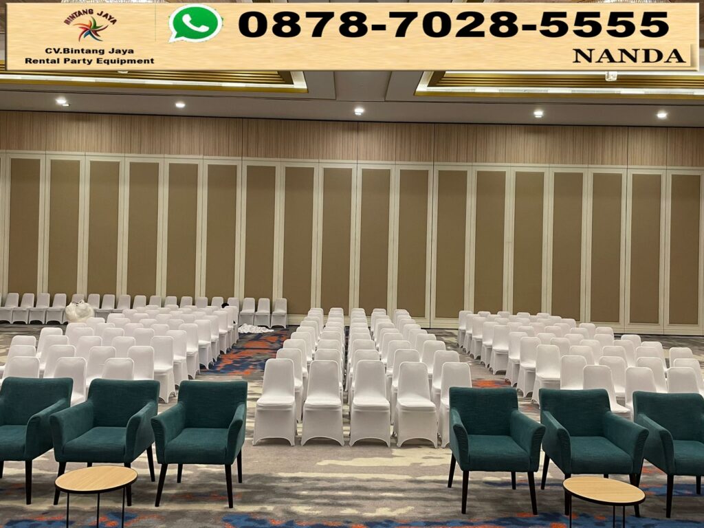 Sewa Kursi Futura Susun FTR-405 Cover Hitam Ketat di Jakarta