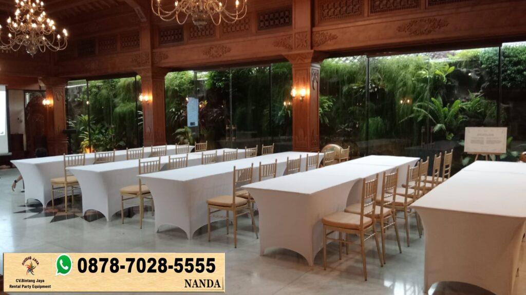 Sewa Meja Dan Kursi Tiffany Area Jakarta