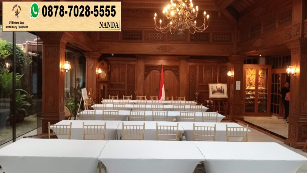 Sewa Meja Dan Kursi Tiffany Area Jakarta