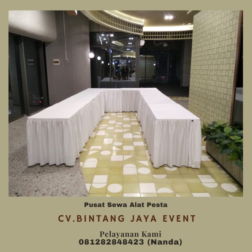 Sewa Meja Kotak & Kursi Futura Area Jakarta – Murah, Nyaman & Siap Pakai!