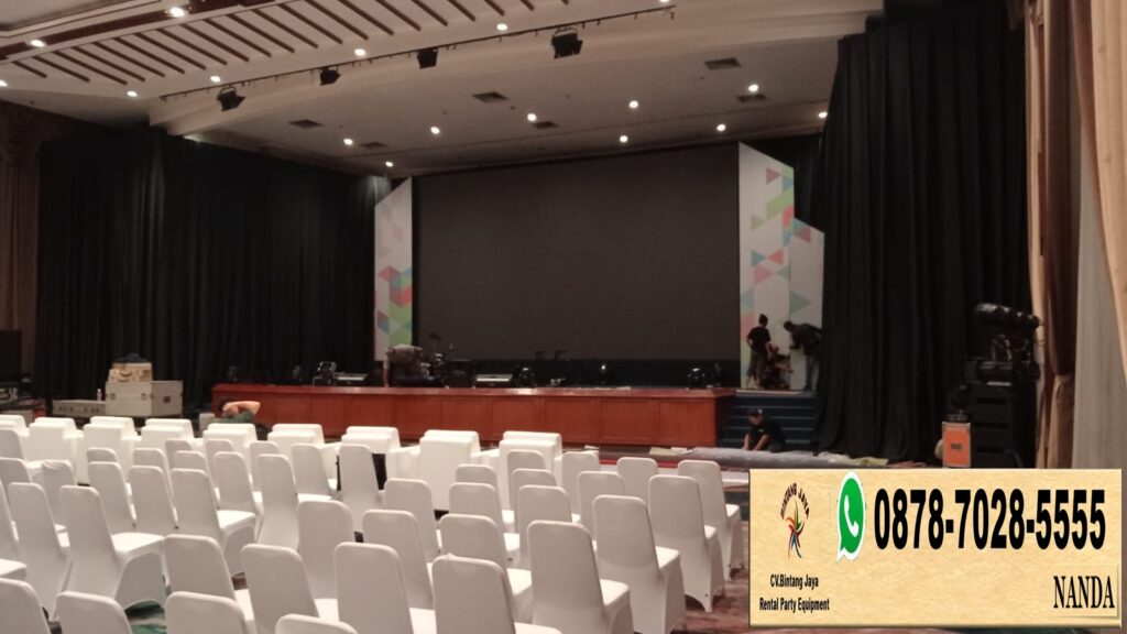 Tirai Kursi Dan Meja Desain Sewa Event Patrajasa Jakarta