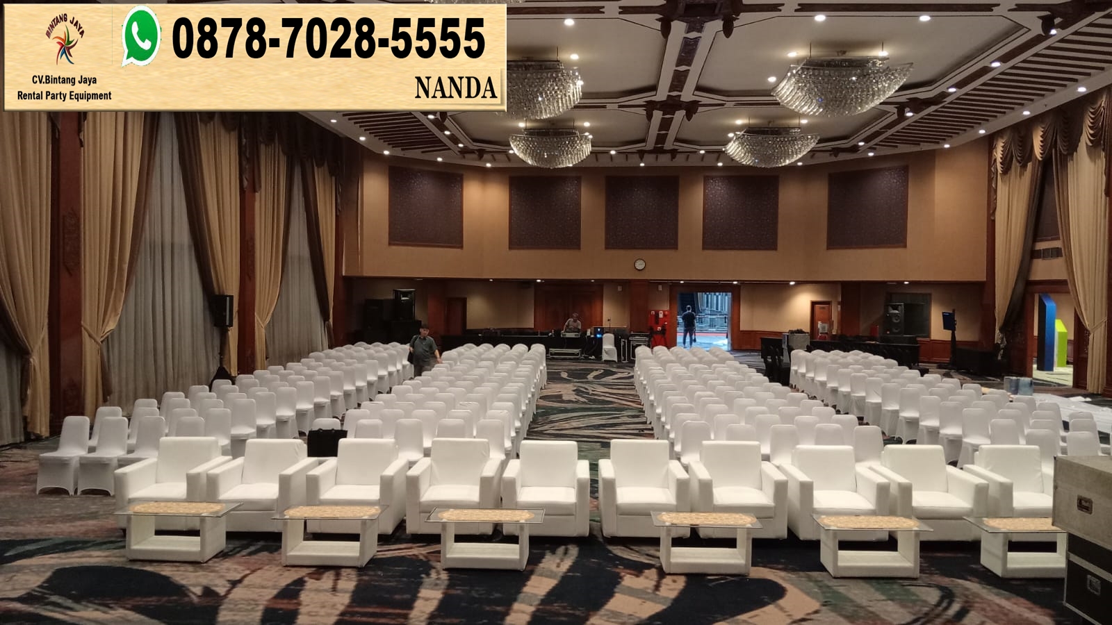 Tirai Kursi Dan Meja Desain Sewa Event Patrajasa Jakarta