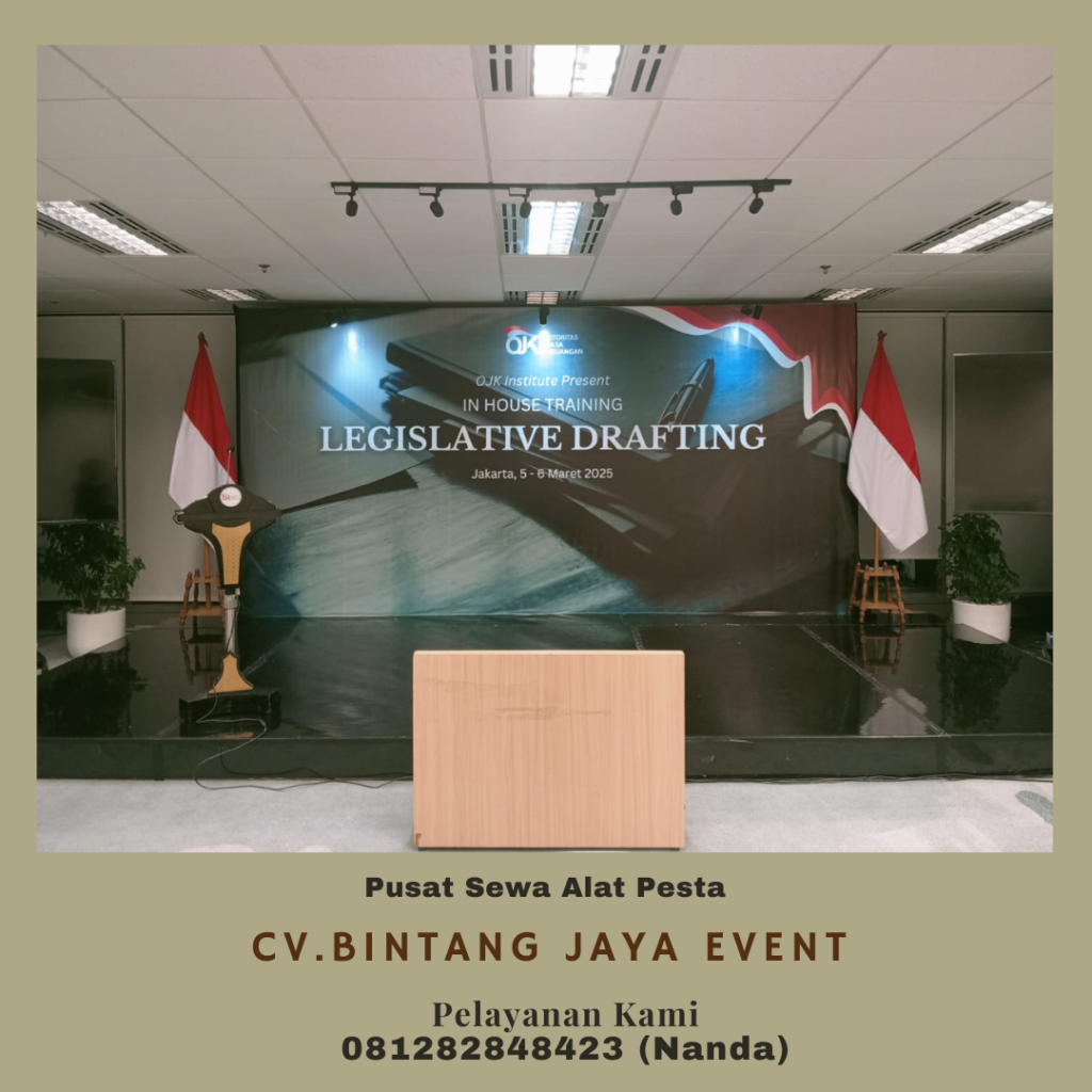 Jasa Sewa Backdrop,Print Plexi Dan Lighting area Bekasi Jakarta