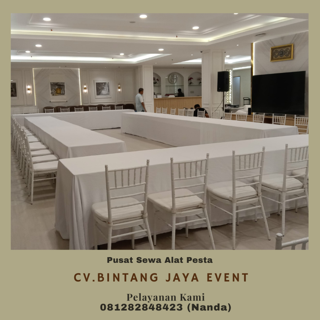 Penyewaan Kursi Tiffany Tipe Kayu Dan Acrylic Tangerang Selatan