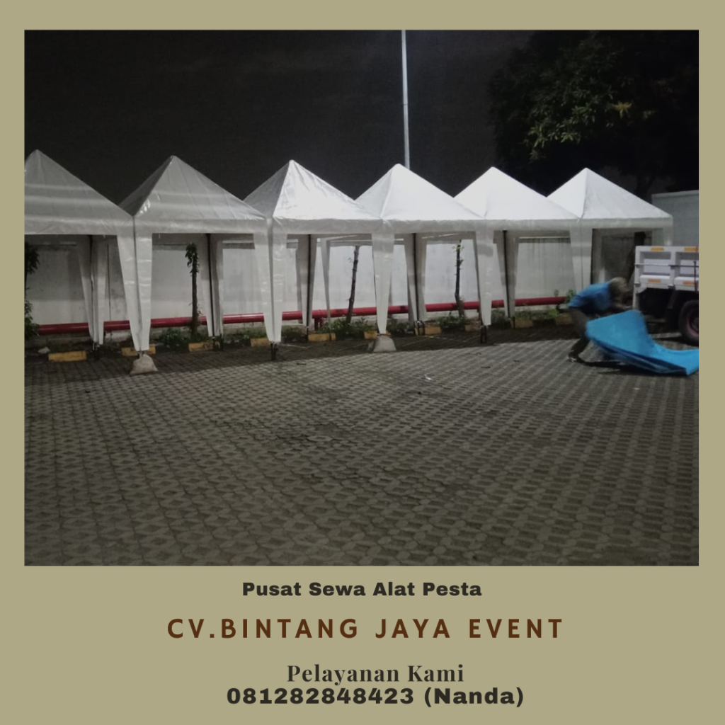 Pusat Rental Tenda Bazar Anti Air Berkualitas Tangerang