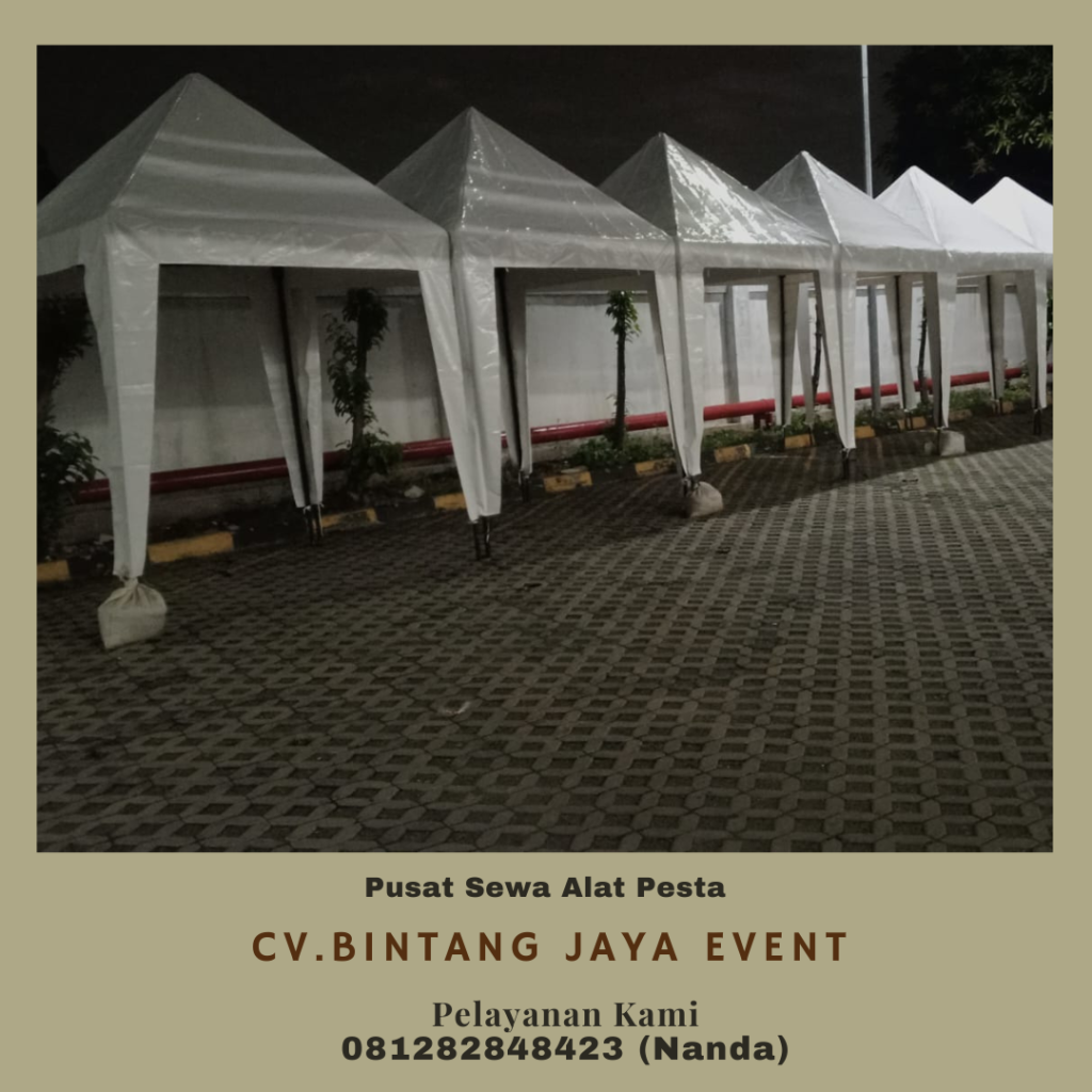 Pusat Rental Tenda Bazar Anti Air Berkualitas Tangerang