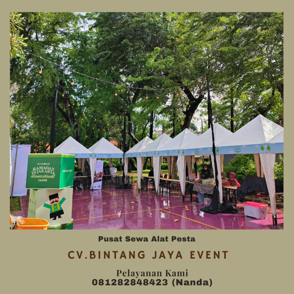 Pusat Rental Tenda Bazar Anti Air Berkualitas Tangerang
