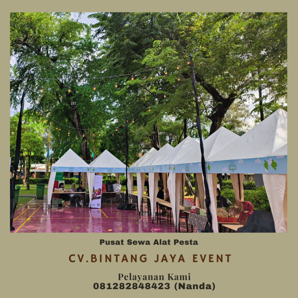 Pusat Rental Tenda Bazar Anti Air Berkualitas Tangerang