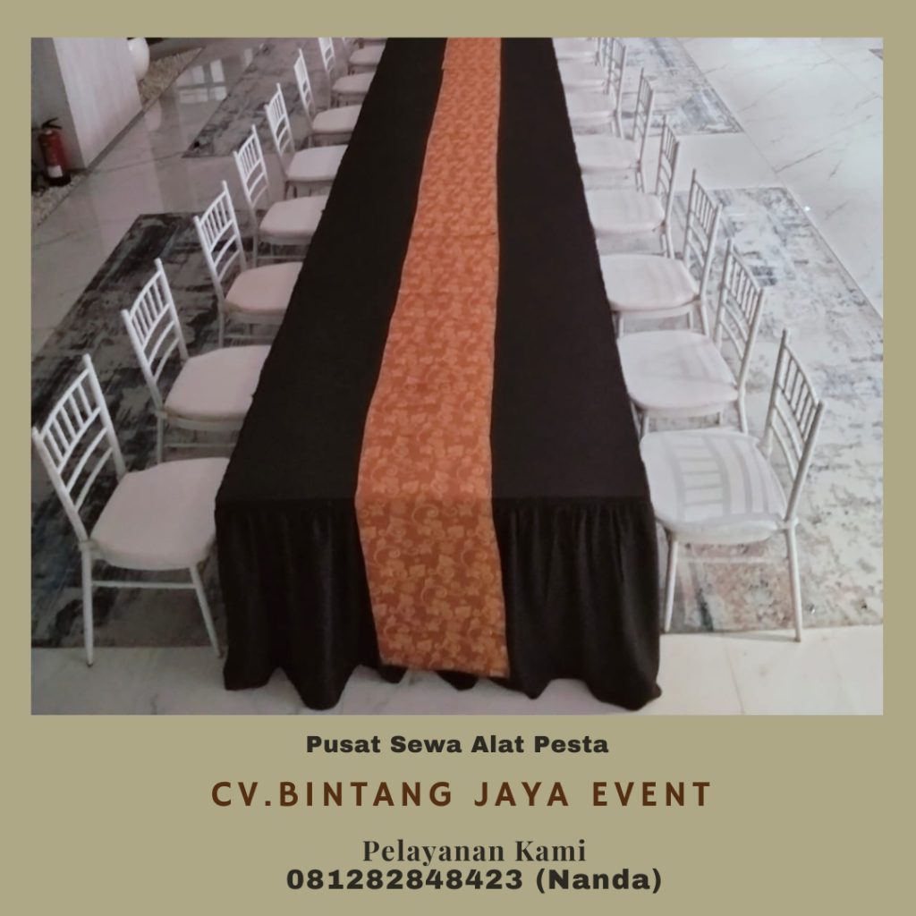 Pusat Sewa Kursi Tiffany VIP Putih Bahan Kayu Area Jakarta Bogor