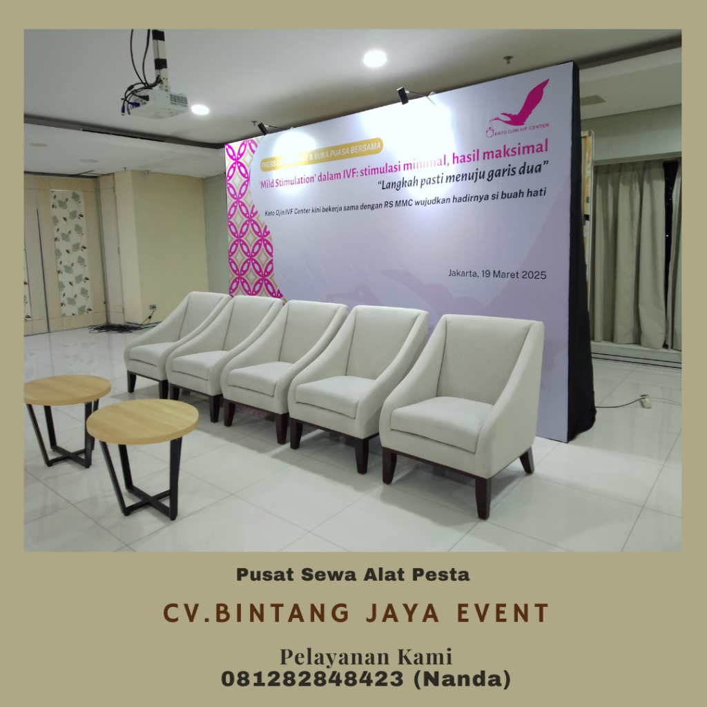 Sewa Backdrop Flooring, Bantal Duduk Event Honda Pondok Gede Bekasi