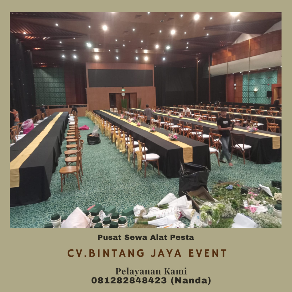 Sewa Kursi Crossback Kayu Paling Murah Di Jakarta Barat