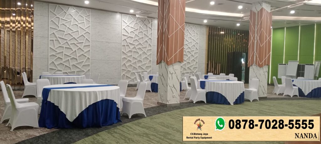 Sewa Meja Bulat Dan Kursi Susun Event Ramadhan di Jakarta