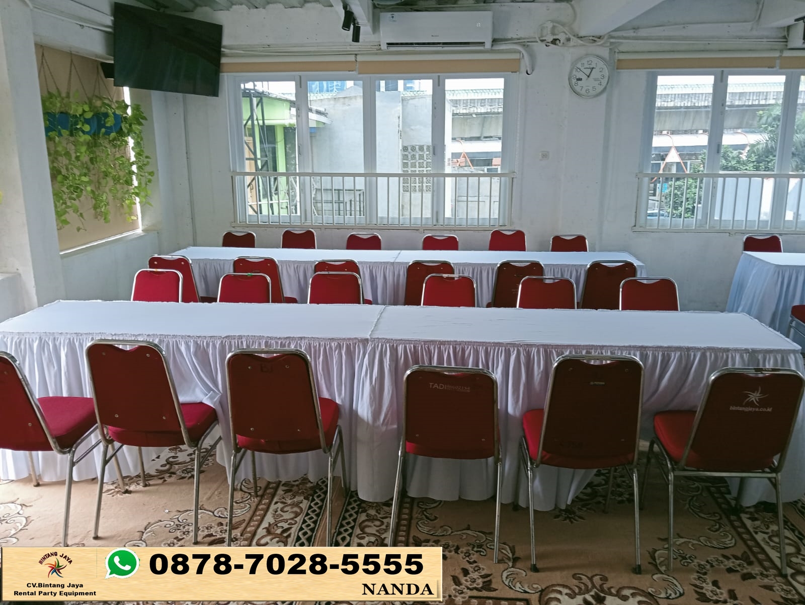 Sewa Meja Kotak Event Bukber Hubungi 0878-7028-5555 Di Jakarta