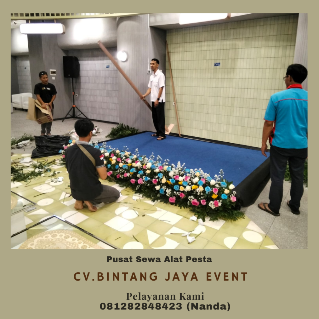 Sewa Panggung Berikut Mini Garden Harga Permeter di Jakarta