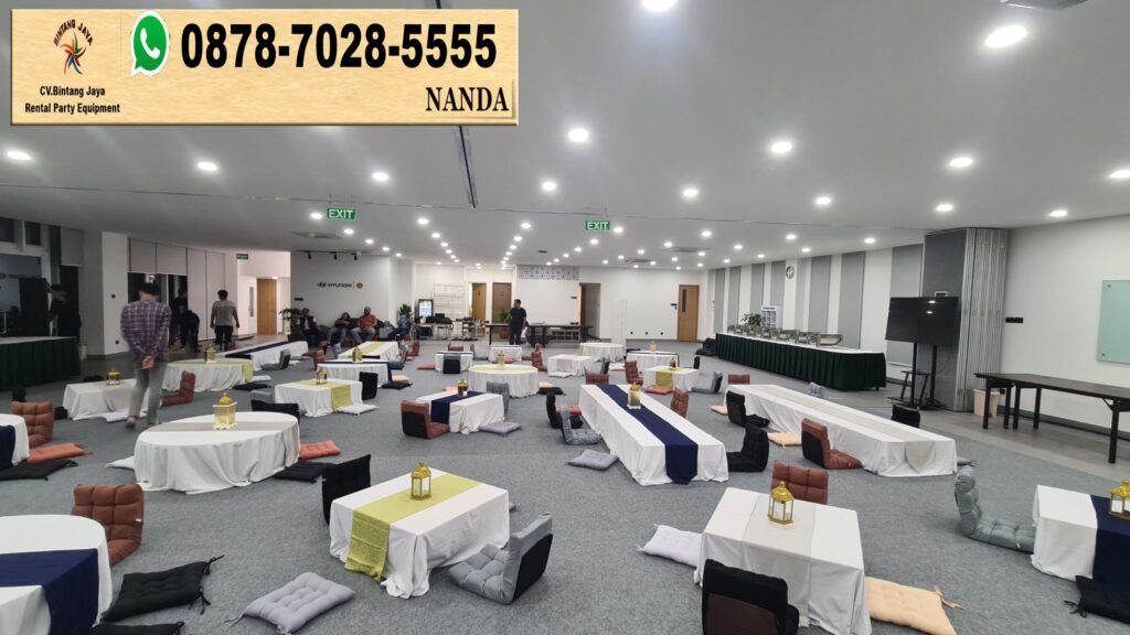 Sewa Sofa Lesehan Plus Meja Lesehan Kotak Lengkap Cover Area Jakarta