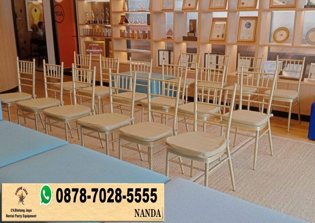 Pusat Sewa Kursi Tiffany Kayu Siap Antar Di Tangerang