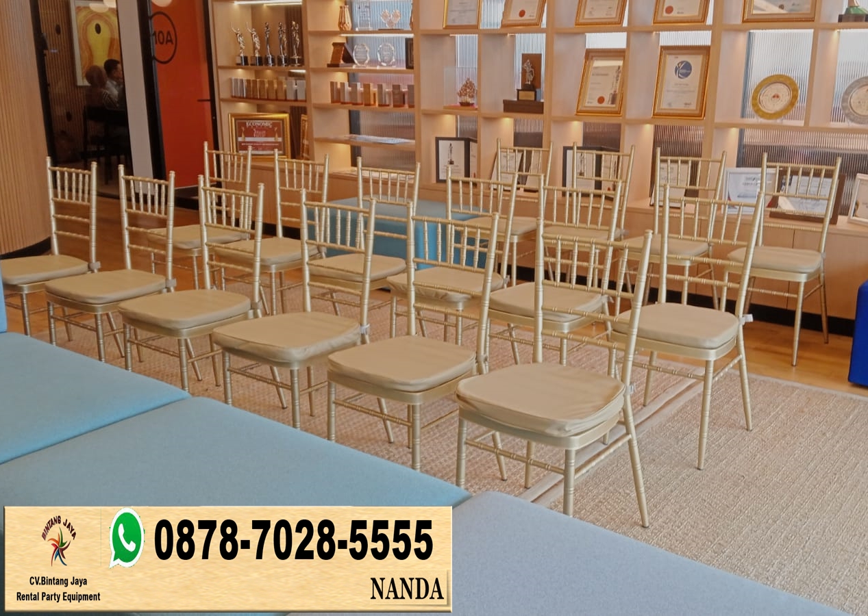 Pusat Sewa Kursi Tiffany Kayu Siap Antar Di Tangerang