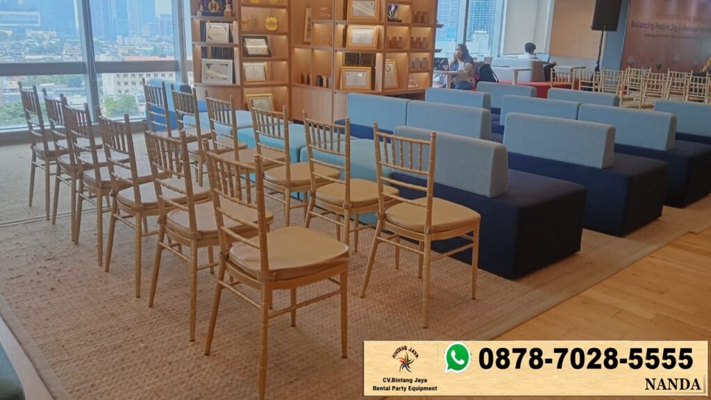 Pusat Sewa Kursi Tiffany Kayu Siap Antar Di Tangerang