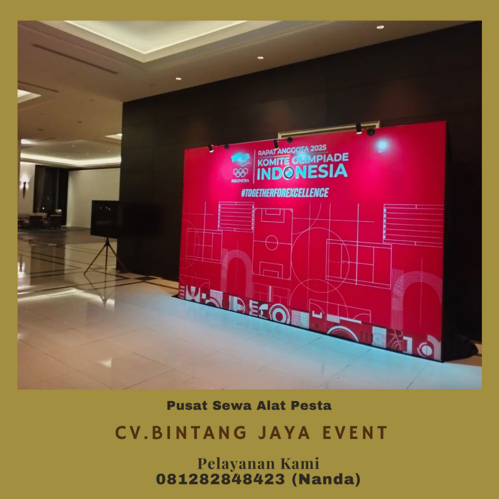 Sewa Backdrop Event Hotel Fairmont Jakarta