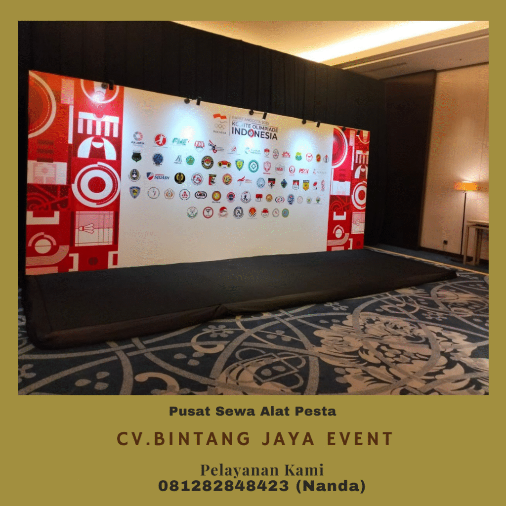 Sewa Backdrop Event Hotel Fairmont Jakarta