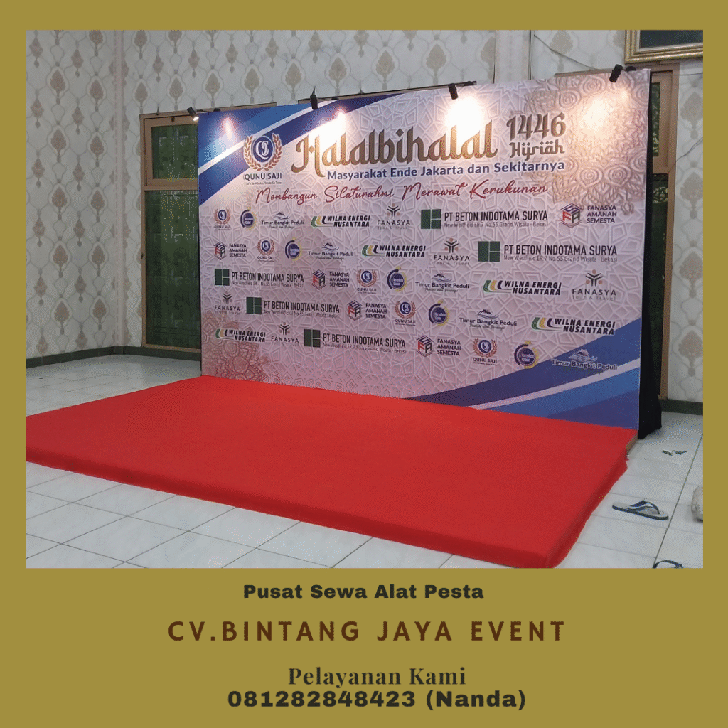 Sewa Backdrop Event Hotel Fairmont Jakarta