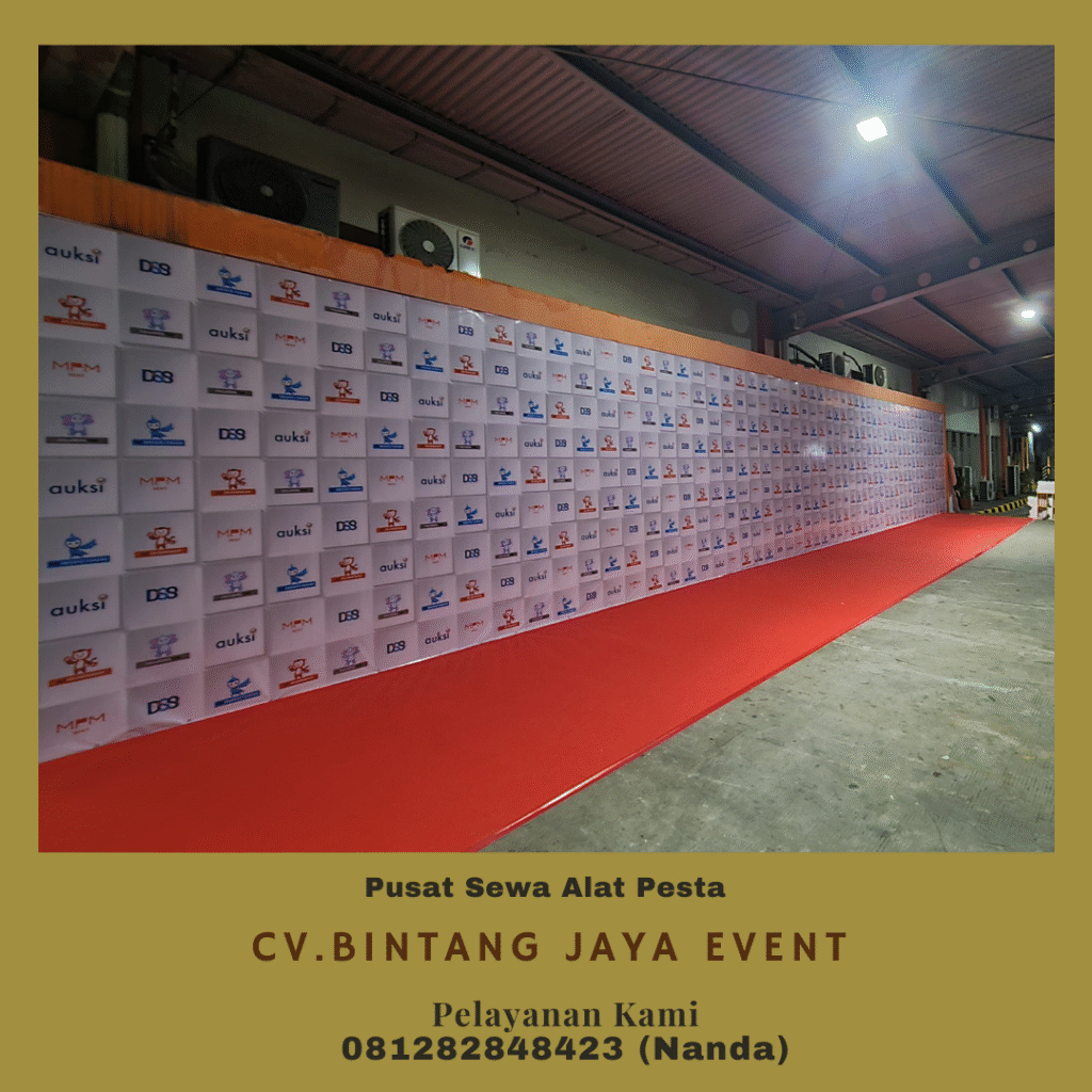 Sewa Backdrop Event Hotel Fairmont Jakarta