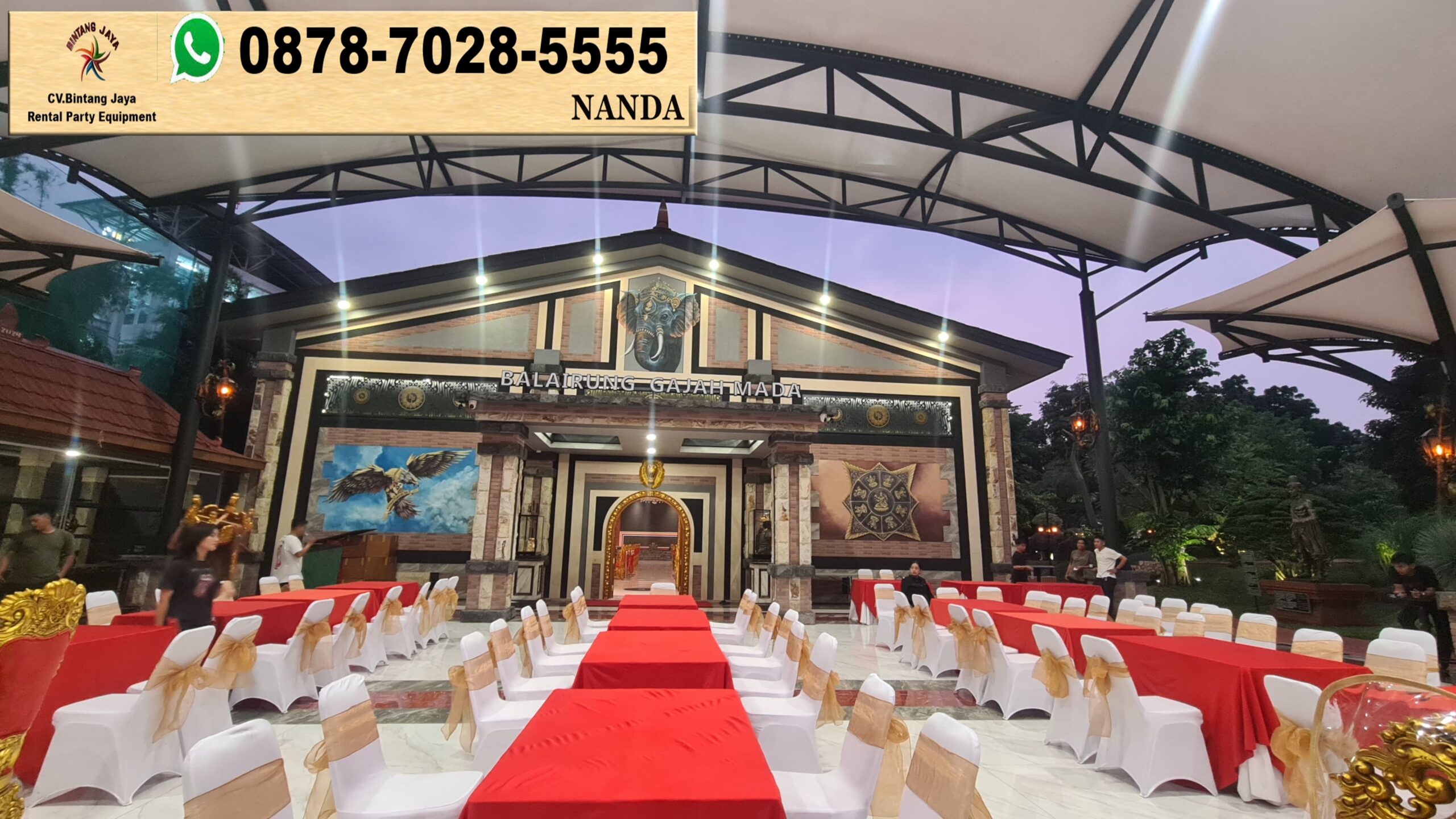 Sewa Meja 120x80cm Kursi Dan Air Cooler Jakarta