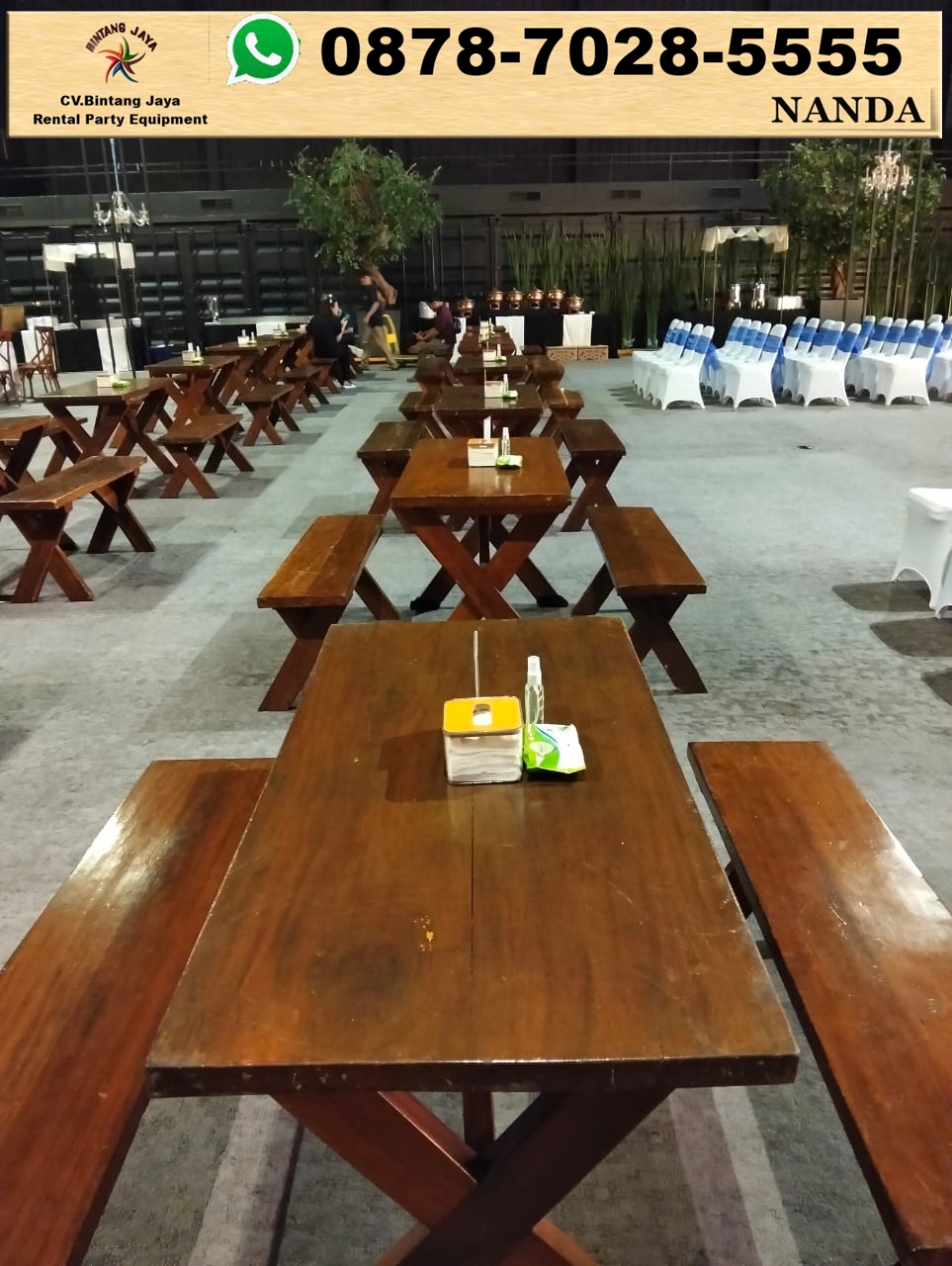 Sewa Meja Kursi Outdoor Type Taman di Jakarta