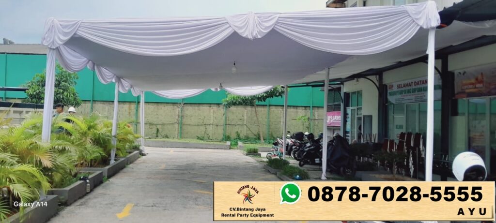 Disewakan Tenda Konvensional Dekorasi Plafon Di Balaraja Tangerang