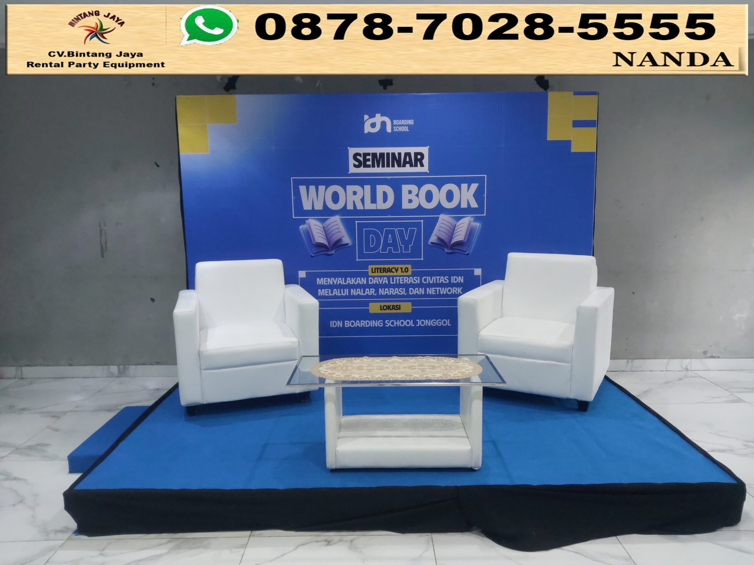 Rental Panggung 3x4 Meter Indoor di Jakarta