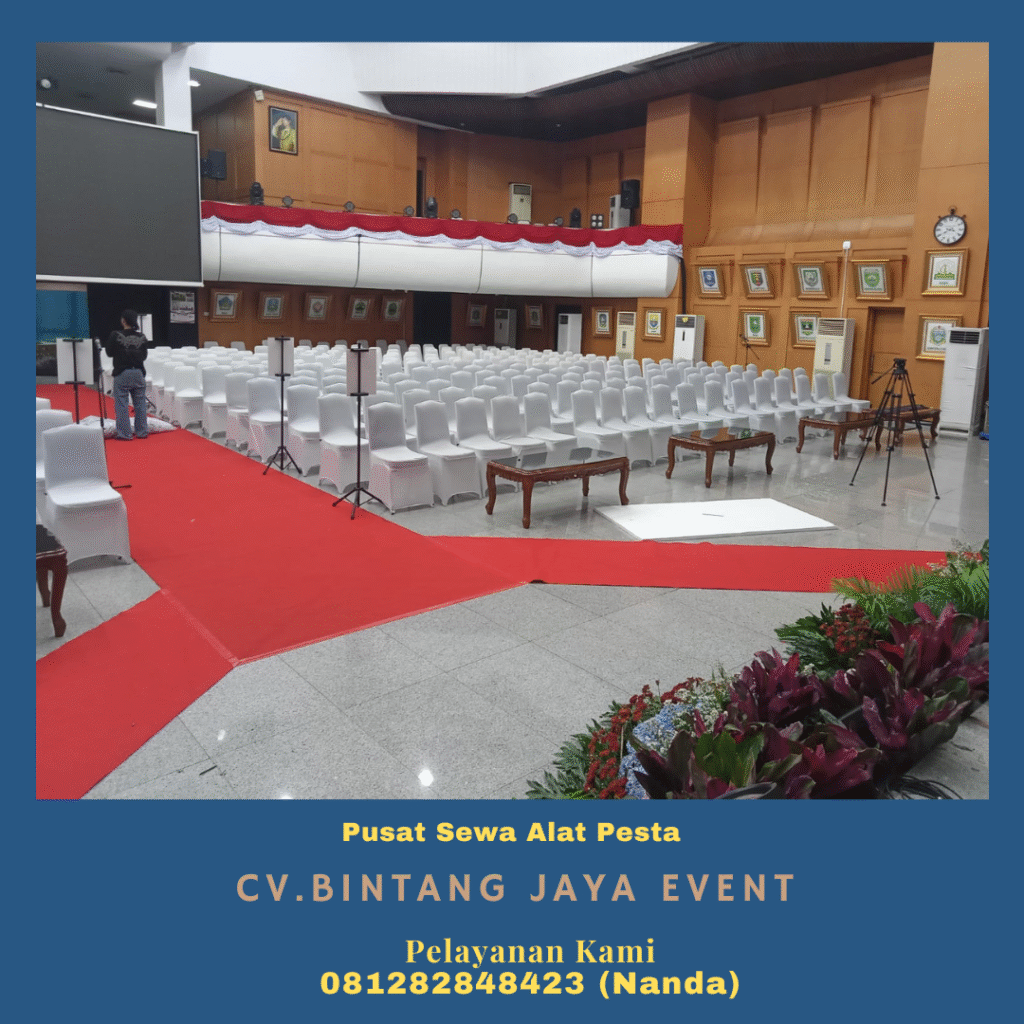 Sewa Karpet Jalan Merah Puluhan Meter Berkualitas Tangsel