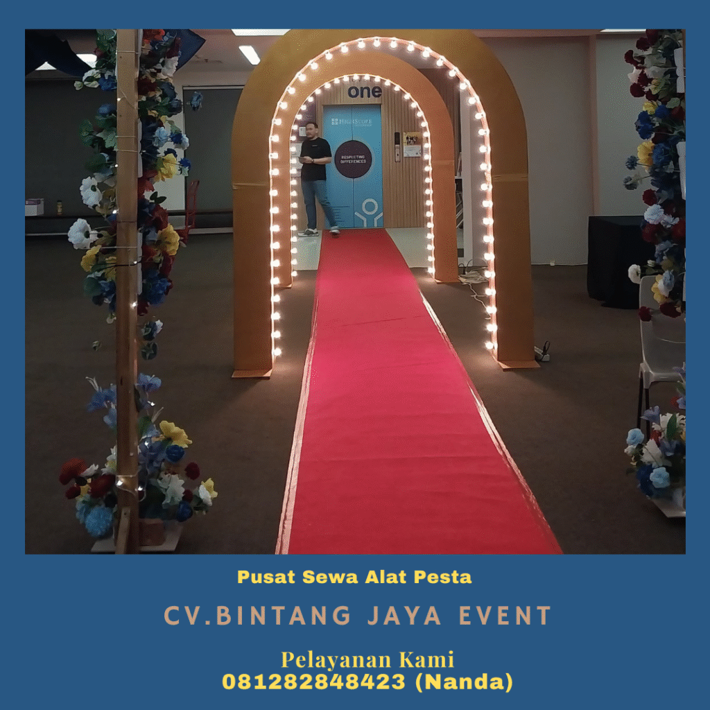 Sewa Karpet Jalan Merah Puluhan Meter Berkualitas Tangsel